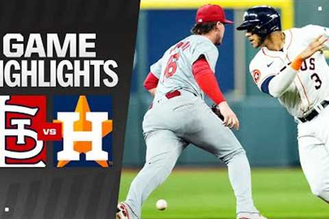 Cardinals vs. Astros Game Highlights (6/4/24) | MLB Highlights