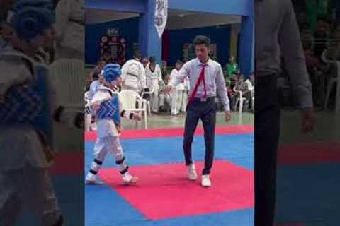 Taekwondo Fight know out fight #Vssportsacademy #taekwondo #trending #army #sports #viral #tkd