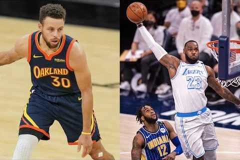 NBA Curry vs LeBron MOMENTS