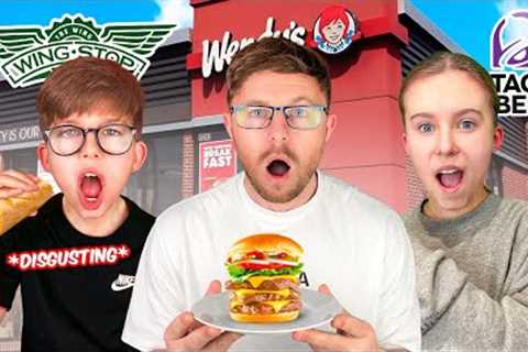 Only Eating AMERICAN FAST FOOD for 24 HOURS!!