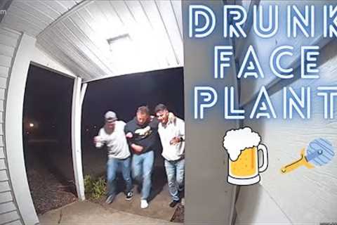 Guy Face Plants On Ring Camera
