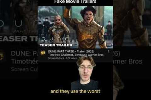THESE FAKE MOVIE TRAILERS NEED TO BE STOPPED🤣❄️ #movies
