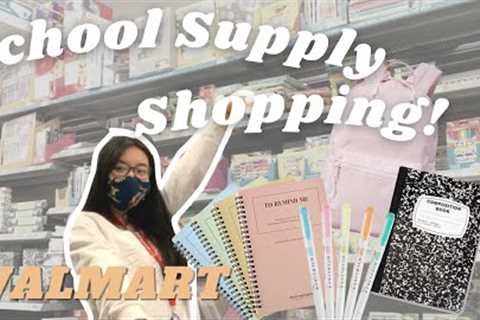 SCHOOL SUPPLY SHOPPING 2021 AT WALMART **affordable supplies