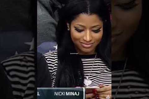 She was trying so hard not to burst out laughing 😂 #nickiminaj #shorts #viral