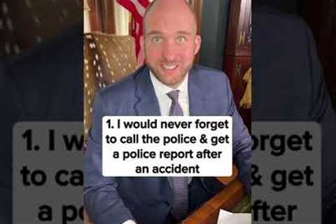 3 Things I would never do as a personal injury attorney!  #lawyer #tips #shorts