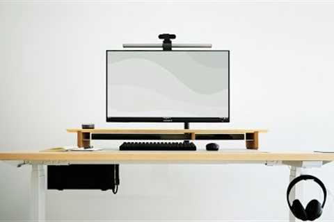 Architect's Minimalist ZERO CABLE Desk &amp; Gaming PC Setup