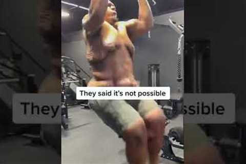 He’s still in the gym after losing HUNDREDS of pounds. 💯💪 #shorts
