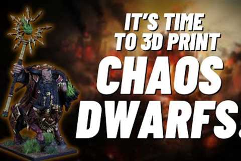 I kicked off my Chaos Dwarf army with a Bull Centaur Taur'ruk!