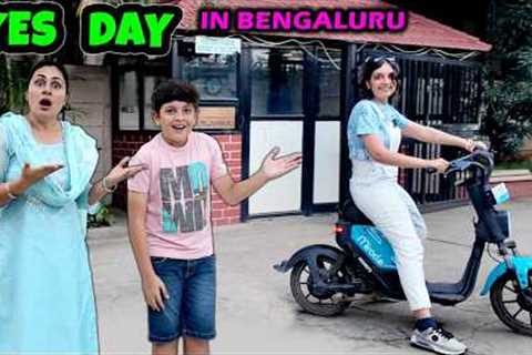 TRIP to Bengaluru | YES DAY Family Travel Vlog | Funny activities | Aayu and Pihu Show