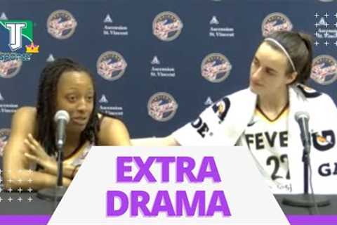 Caitlin Clark BLUSHES while Fever teammate PRAISES her after CAREER-HIGH in points and 3-POINTERS