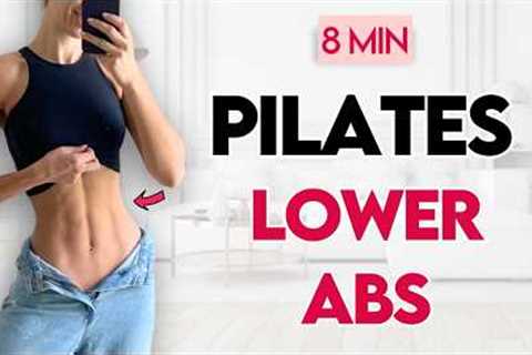 8 min Lower Abs Burn Pilates Workout (Burn Belly Fat) | At Home Class