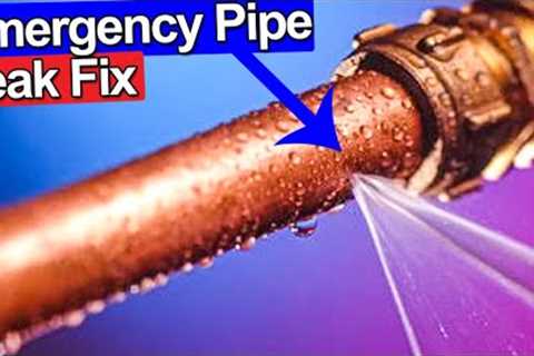 FIX LEAKING COPPER PIPE - PINHOLES - Plumbing Tips