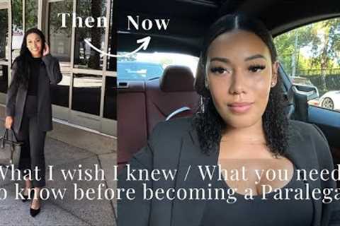 What you need to know before becoming a Paralegal | What I wish I knew + Paralegal Advice | CrysHurt