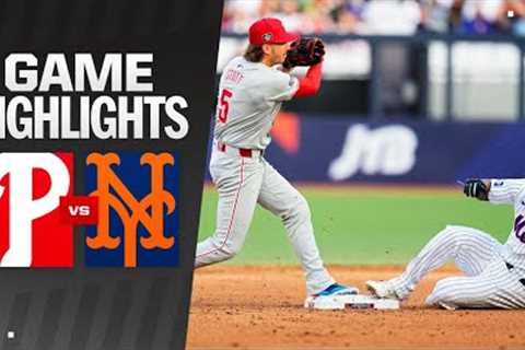 Phillies vs. Mets London Series Game Highlights (6/8/24) | MLB Highlights