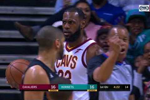 Lebron James Dunk!! OR NOT!? Funny Cleveland vs Charlotte 28 March 2018