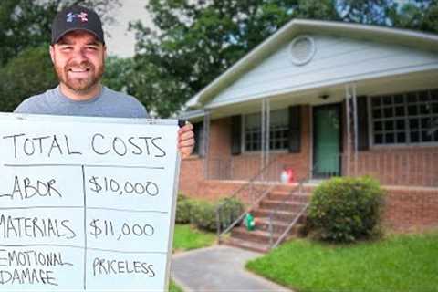 How Much Has The $20 House Flip ACTUALLY Cost Us?
