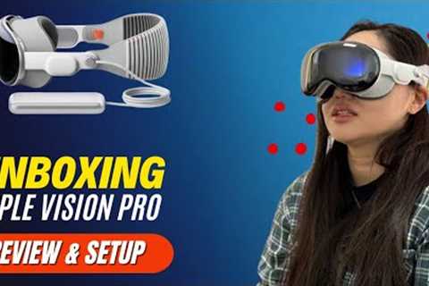 Apple Vision Pro Unboxing | Review Setup And Features |
