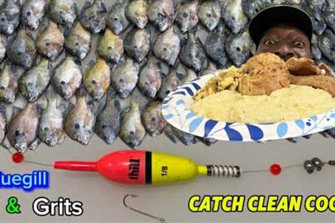 Catch Hundreds of Bluegill using my Simple Setup (Catch Clean Cook)