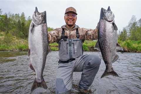 Bobber Fishing for Alaska King Salmon! (CATCH CLEAN COOK)