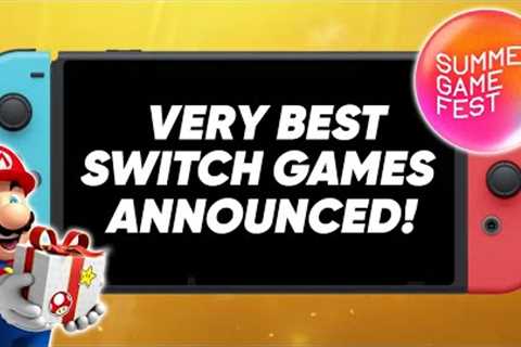 Top 15 BEST Nintendo Switch Games Announced @ Summer Game Fest 2024