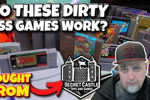 Do These DIRTY ASS Retro Games From Secret Castle Games &amp; Toys ACTUALLY Work?