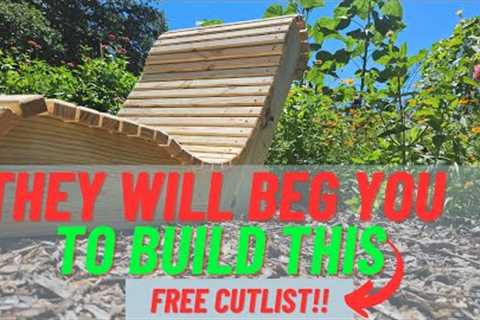 This Chair SELLS FAST!  Easy Woodworking Project to Make MONEY