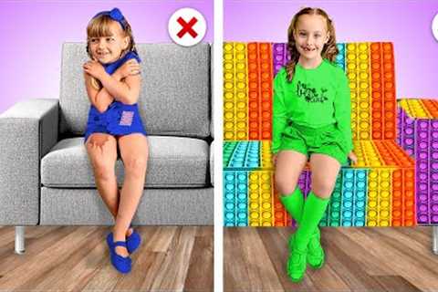 Rich Vs Poor Parenting Hacks! || Parenting Tips, Life Hacks by Zoom GO!