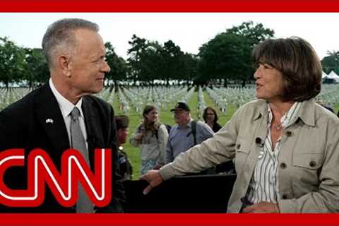 Tom Hanks asked if he is worried about another Trump presidency. Hear his response