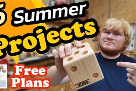 Easy To Build Summer Projects.  Make Money Woodworking.