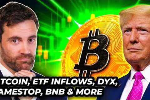 Crypto News: BTC ETF Inflows, GameStop, Trump, BNB, KAS &amp; MORE!