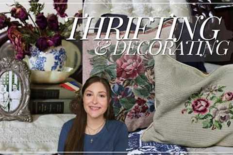 THRIFTING MY SUMMER DECOR! THRIFT WITH ME FOR HOME DECOR &amp; STYLED THRIFT HAUL! | Thrifting..