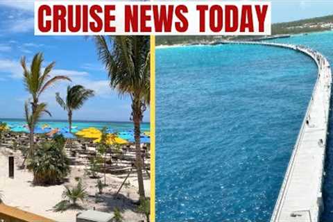 Cruise Resort Has 1/2 Mile Pier, Cruise Ship Acts as Hotel
