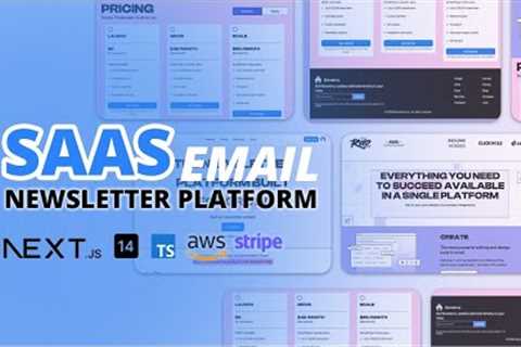 SaaS Email Newsletter platform by using next14, typescript, AWS SES, AstraDb, Stripe