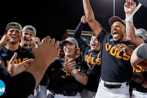 All 7 Tennessee homers vs. Evansville in college baseball super regional clincher