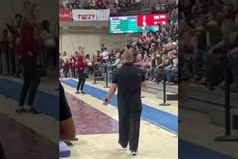 My coach’s reaction 😂 #gymnastics #gymnast #fail #fails #cheer #cheerleading #sports #ncaa