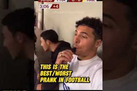 This is the Best or the Worst Prank in Football? #football #footballshorts