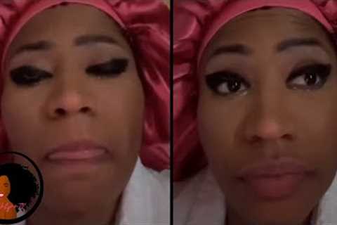 Nicki Minaj TEARY EYED Late Night Video Has Fans Concerned As She Hints At Man Living A Double Life