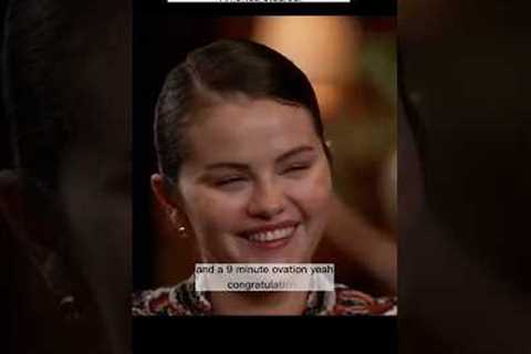 Selena's reaction is so humble🥹❤️#shorts #selenagomez #gma #cannes2024 #humble #reaction #fyp