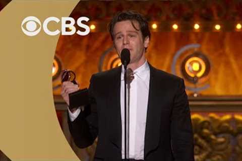 The 77th Annual Tony Awards®  | Jonathan Groff wins Best Lead Actor in a Musical | CBS