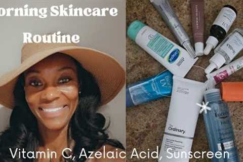 Hyperpigmentation Correcting/Oil Control Morning Routine, which includes vitamin C and azelaic acid