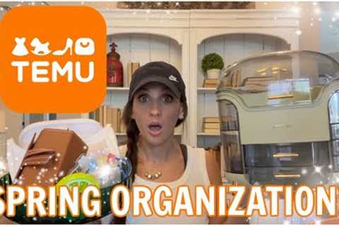 *HUGE* TEMU HAUL | STORAGE AND ORGANIZATION JACKPOT ITEMS FOR CHEAP! 90% OFF SPRING!!
