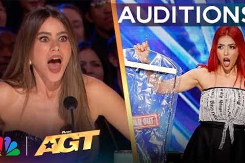 Solange Kardinaly SHOCKS The Judges With Magical Quick Change! | Auditions | AGT 2024