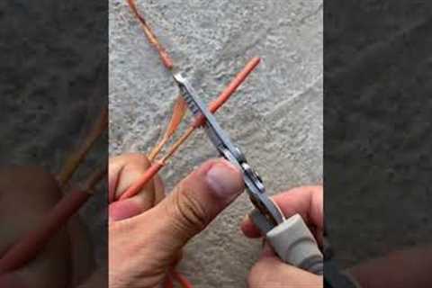 Do you know the correct method of stranded wire?