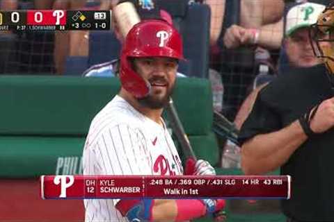 Kyle Schwarber hits YET ANOTHER TOWERING June homer for the Phillies!