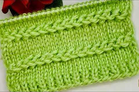 Easy Knitting Pattern For Beginners | Knitting Tutorials Sweater/Scarf Crochet Cardigans