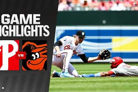 Phillies vs. Orioles Game Highlights (6/16/24) | MLB Highlights