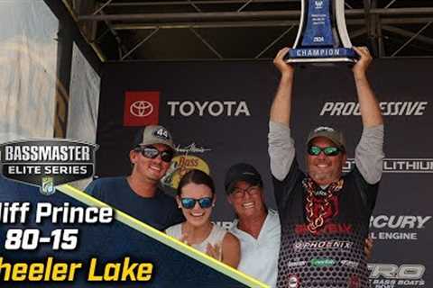 Cliff Prince wins 2024 Bassmaster Elite at Wheeler Lake with 80 pounds, 15 ounces
