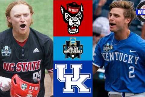 #10 NC State v #2 Kentucky (CRAZY GAME) | College World Series Opening Round | 2024 College Baseball