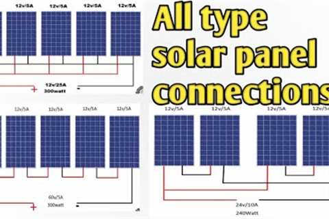 Solar Panels in Series and Parallel | how to connect solar panel in series or parallel