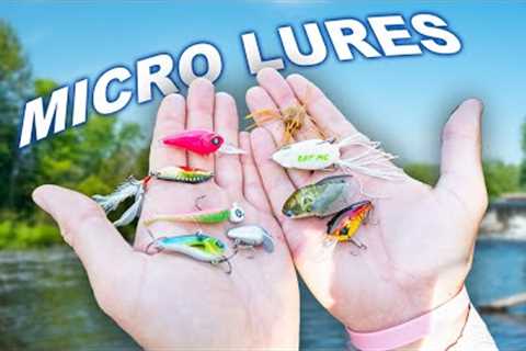 Fishing ONLY MICRO Lures Until I Catch a Big Fish